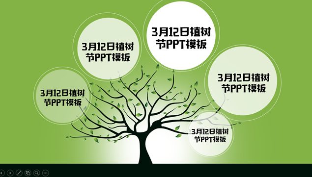 倡导植树 关爱环境――植树节PPT模板